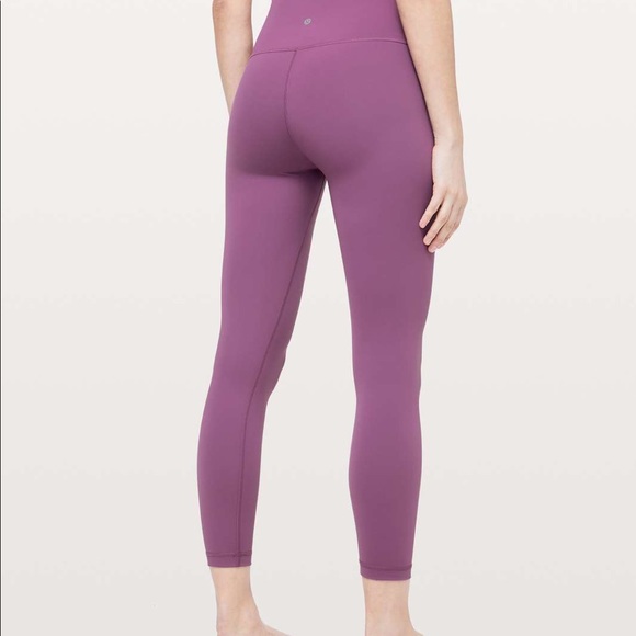 lululemon athletica Pants - Lululemon wisteria purple wunder under 25” size 4 leggings